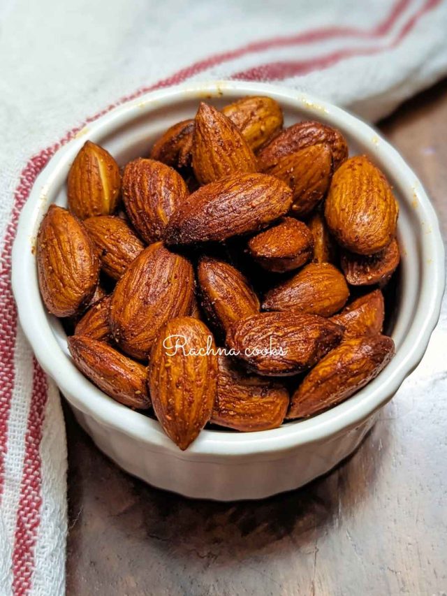 Air fryer Roasted Almonds