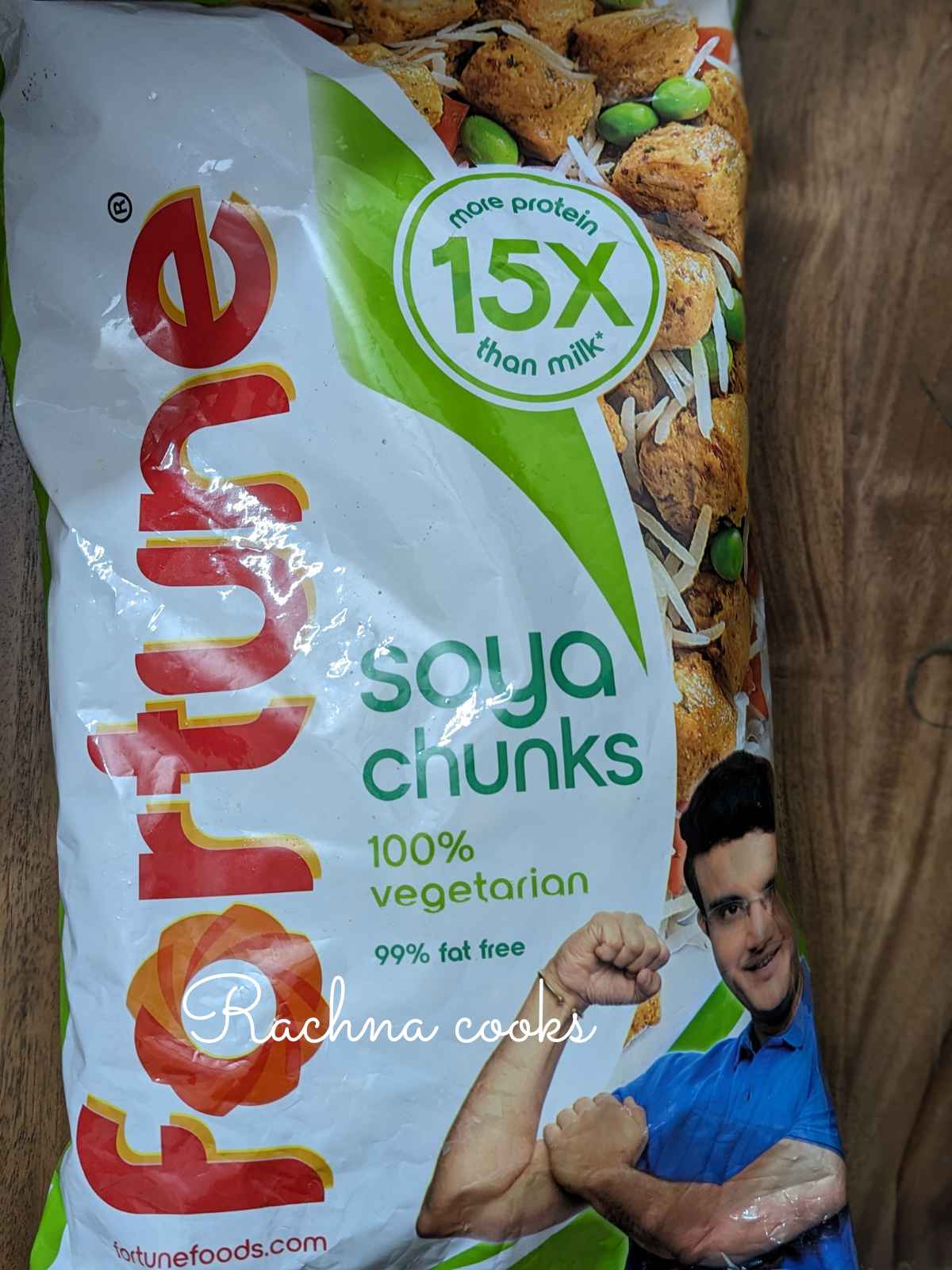 A pack of soya chunks