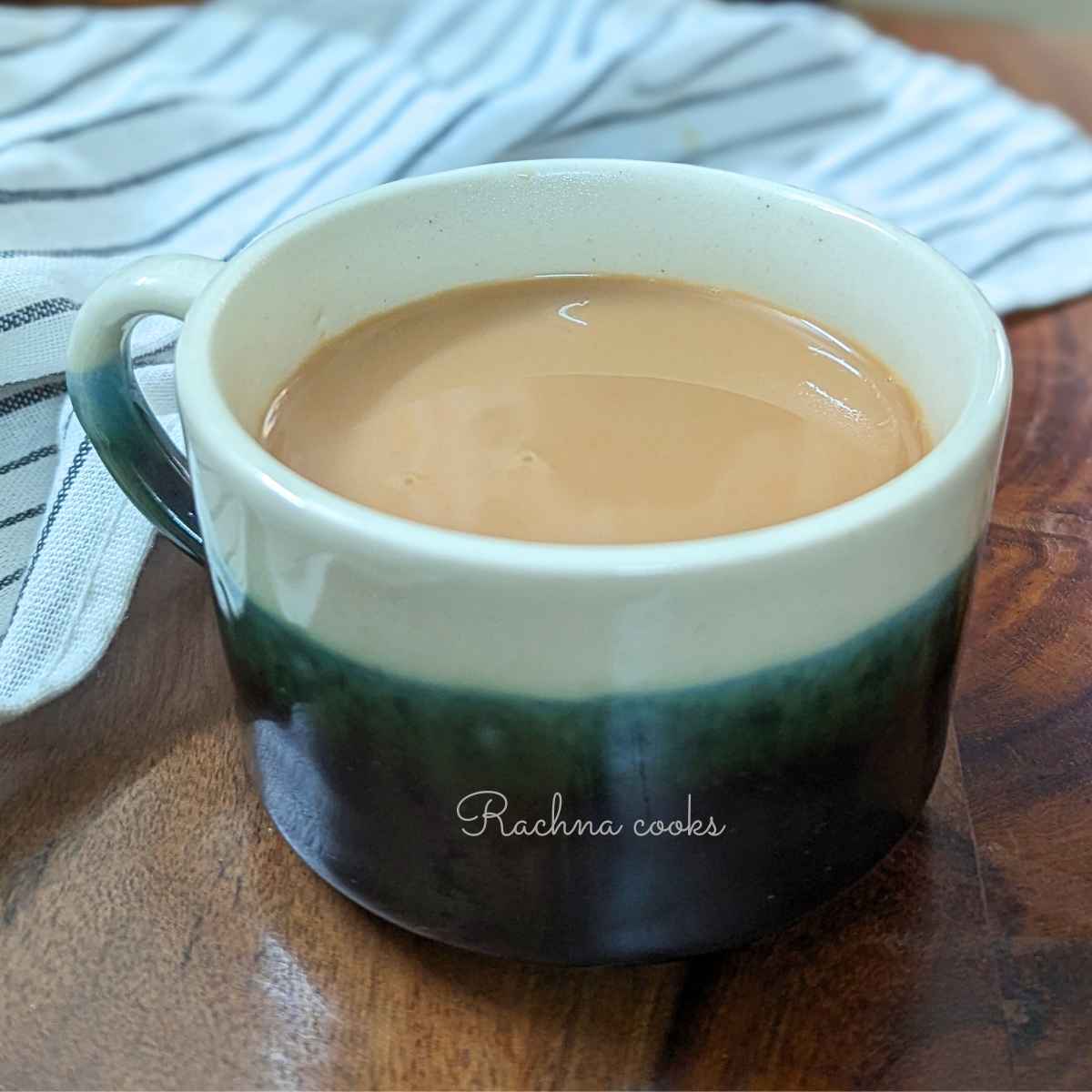 A mug of lemongrass tea.