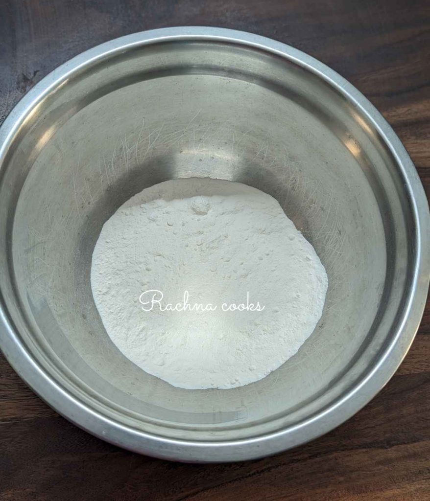 all purpose flour in a bowl