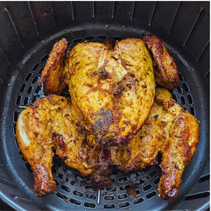 Whole Chicken in Air fryer Recipe - Rachna cooks