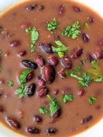 Tasty rajma masala served in a bowl.