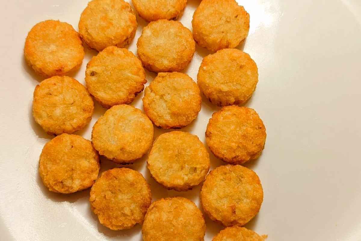 Potato crowns on a plate