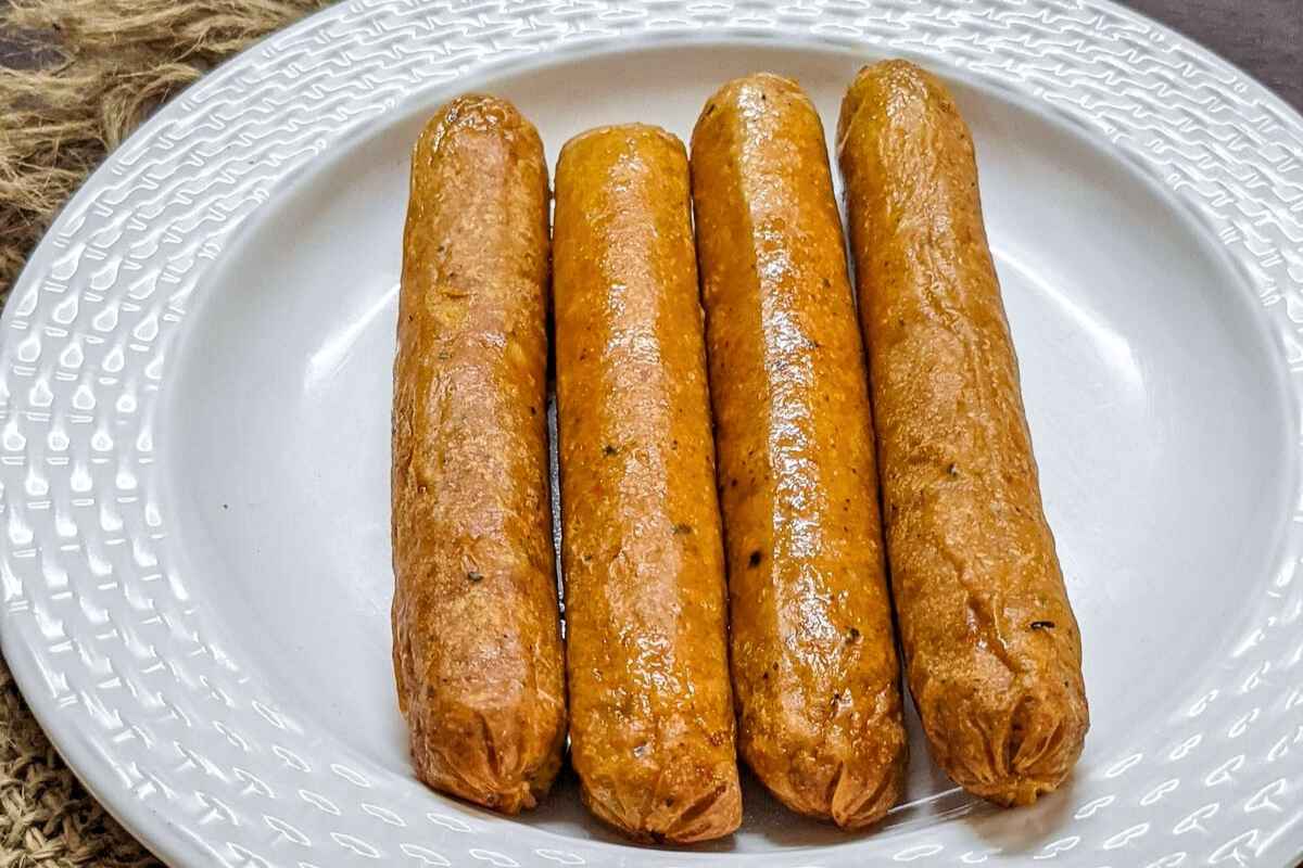 air fryer sausages