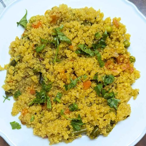 Quinoa Upma - Rachna cooks