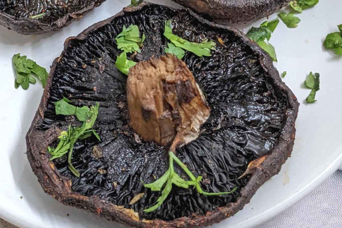 portobello mushrooms on a plate